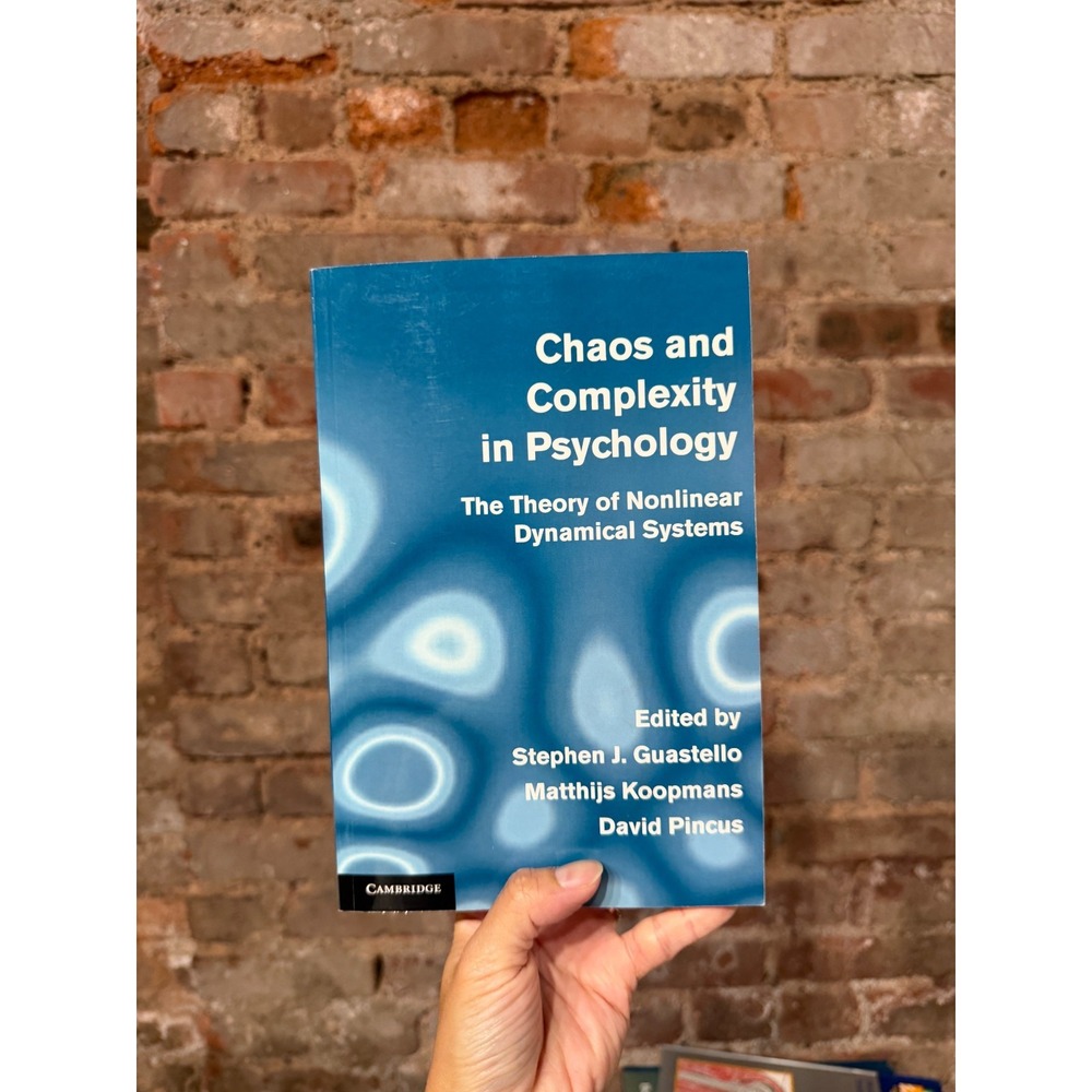 Chaos and Complexity in Psychology Textbook Guastello Pincus Paperback 2011